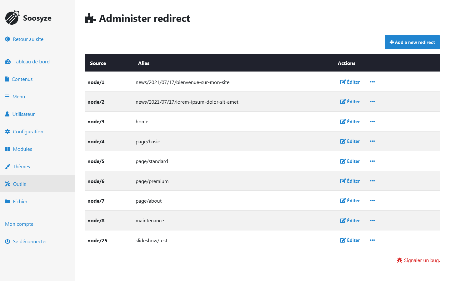 Illustration module redirect